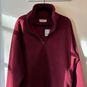 Free people quarter zip pullover. NWT. Dionysus